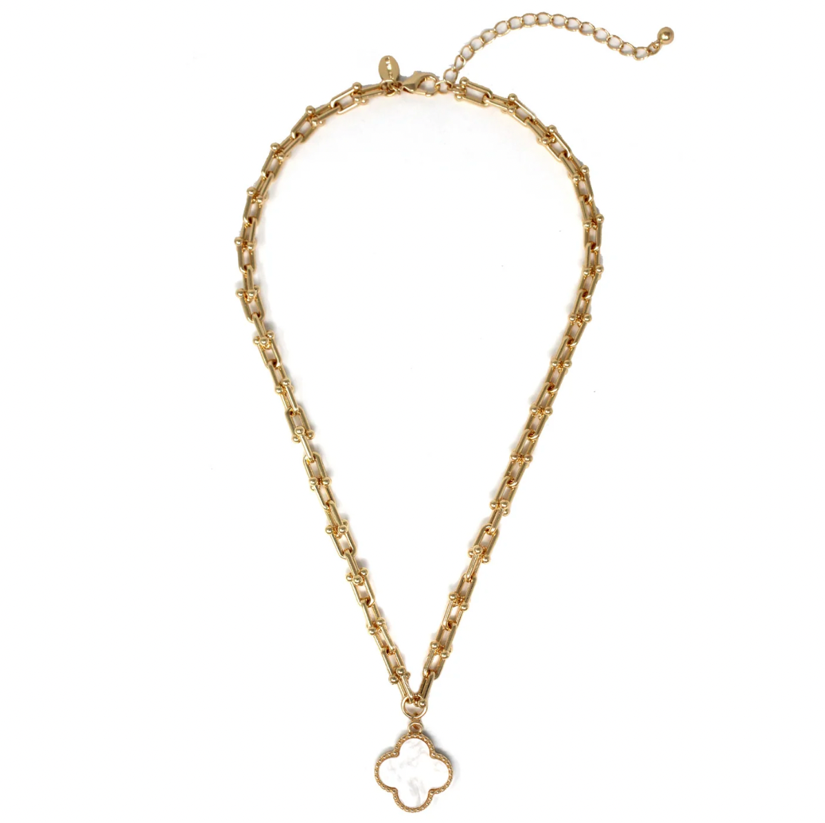 Dani Necklace Gold-White N0291 QN4645