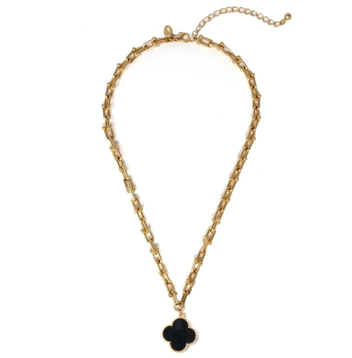 Dani Necklace Gold-Black N0291 QN4645