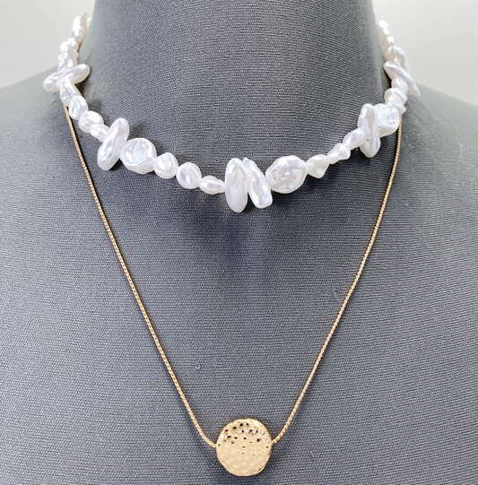 Ashley Necklace Gold-Pearl-N0037 18481