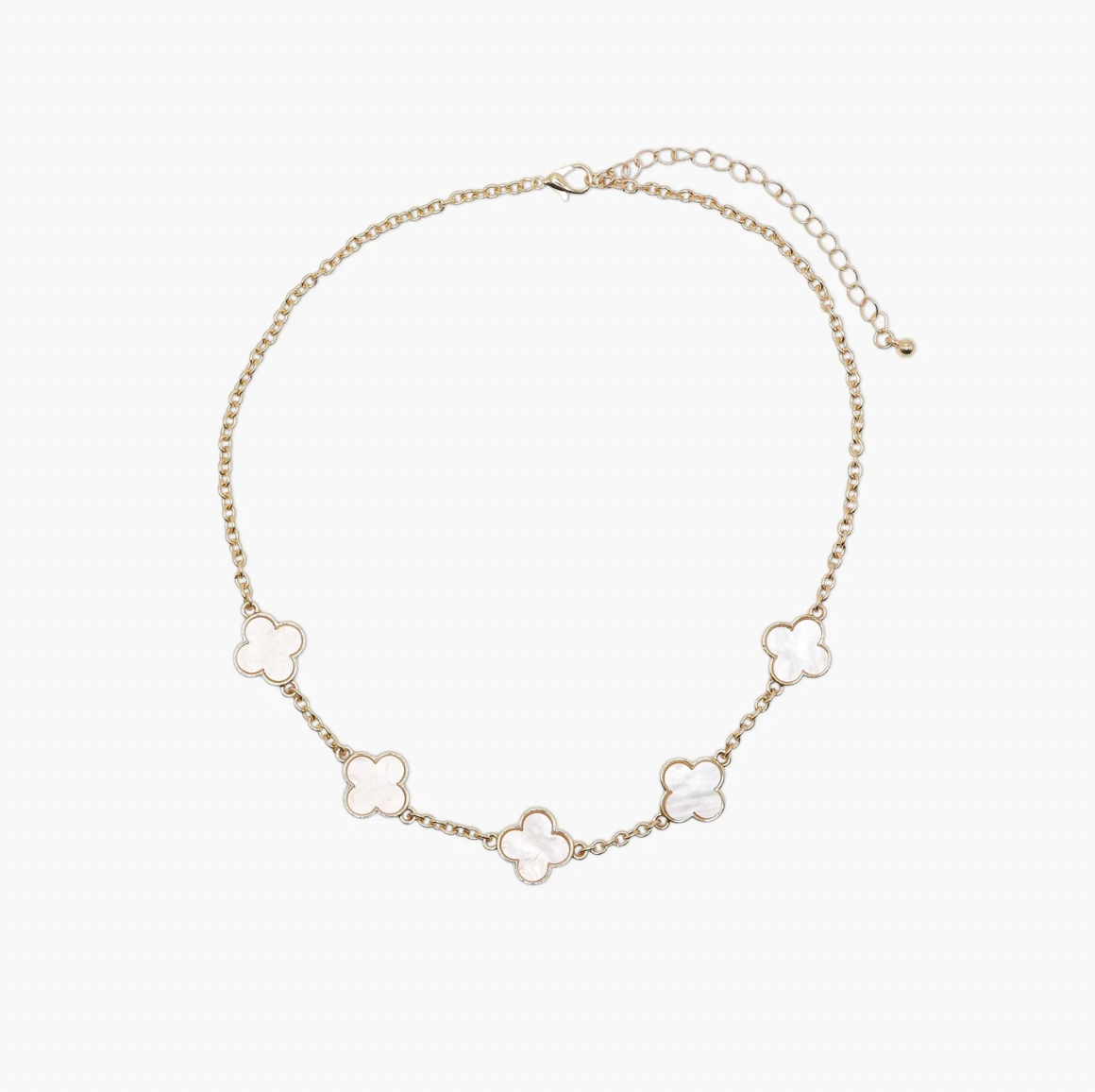 Dani Necklace Gold-White-N0033 YN3724