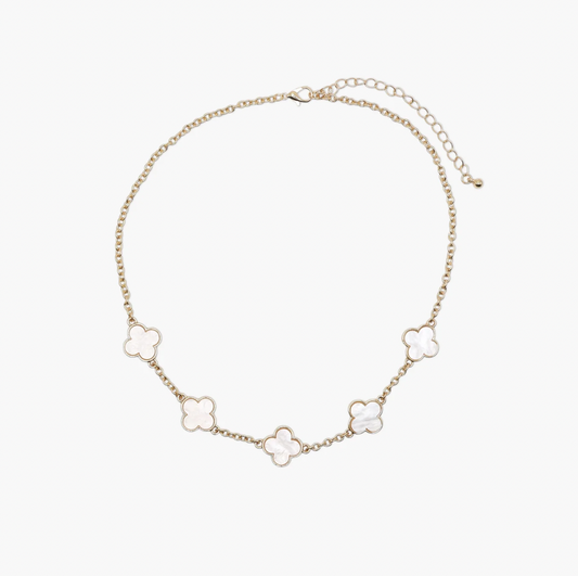 Dani Necklace Gold-White-N0033 YN3724