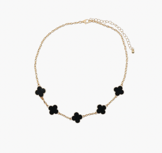 Dani Necklace Gold-Black-N0033 YN3724